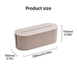 Cable management organizer box, an accessory for power strips and home - office power cables