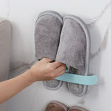 Bathroom Slippers Rack Wall-Mounted Wall-Mounted Toilet Shoe Storage Artifact Toilet Punch-Free Shoe Rack