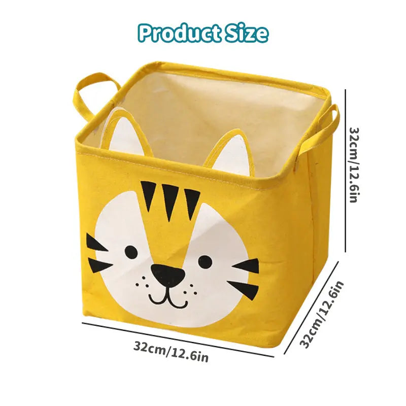 Fabric Storage Basket | Foldable Toy Bin & Laundry Hamper eprolo