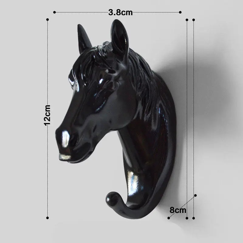 Door Hook Wall Hanging Wall Entrance Door Key Rack Hanger Home Creative Antler Art Punch-Free eprolo