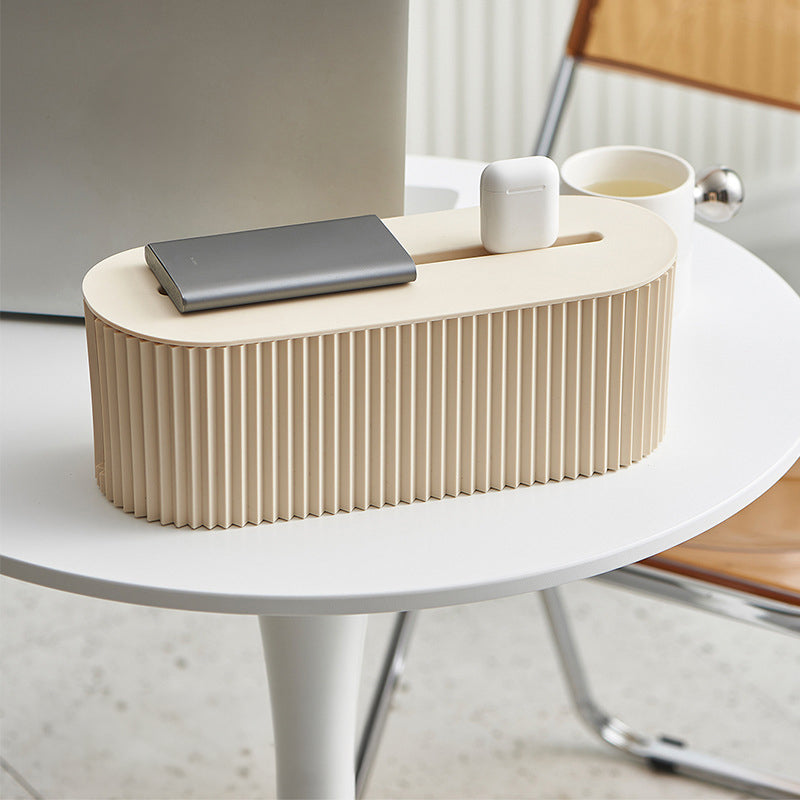 Cable management organizer box, an accessory for power strips and home - office power cables eprolo