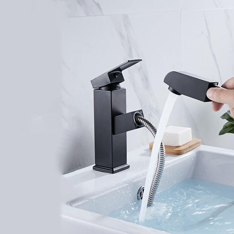 Kitchen Faucet Single Hole Pull Out Spout Kitchen Sink Mixer Tap Stream Sprayer Head eprolo