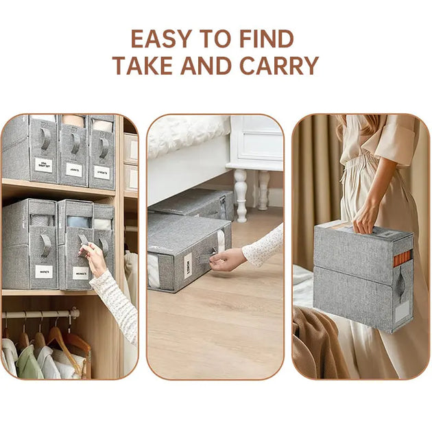 Storage Cubes for Linens | Foldable Closet Organizer eprolo