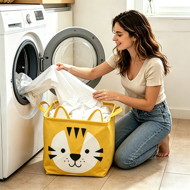 Fabric Storage Basket | Foldable Toy Bin & Laundry Hamper eprolo
