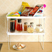 Shelf Rack Bathroom Storage Rack Kitchen Items Organizer Rack Foldable Sundries Rack Storage Shelf eprolo