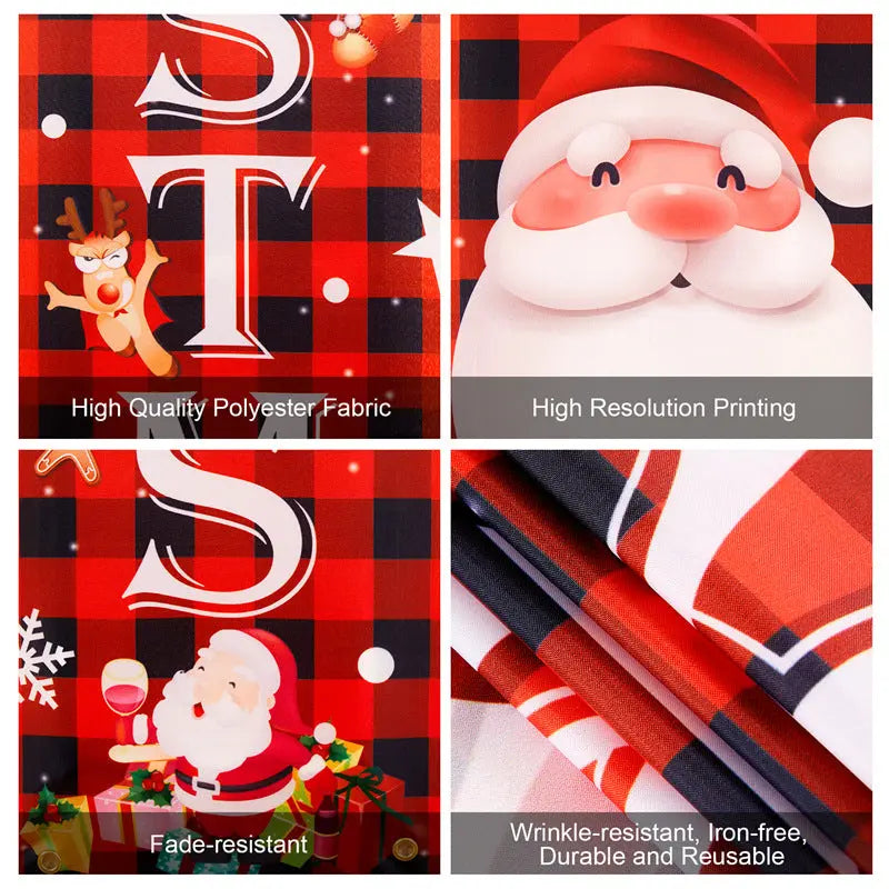 Door hanging LED illuminated party curtains Christmas party decorations Couplets with lights hanging curtains banners eprolo
