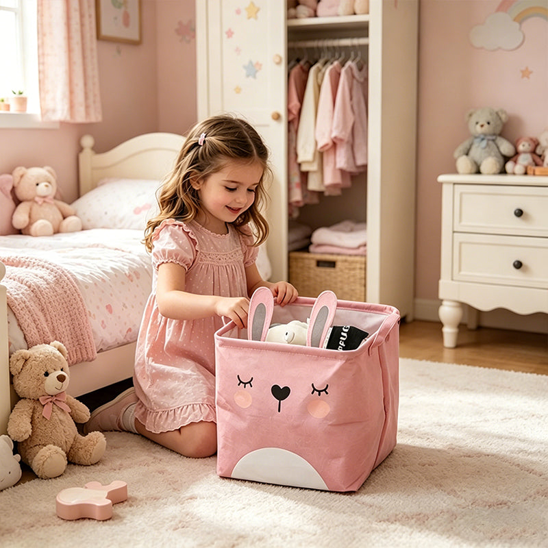 Fabric Storage Basket | Foldable Toy Bin & Laundry Hamper eprolo