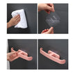 Bathroom Slippers Rack Wall-Mounted Wall-Mounted Toilet Shoe Storage Artifact Toilet Punch-Free Shoe Rack eprolo