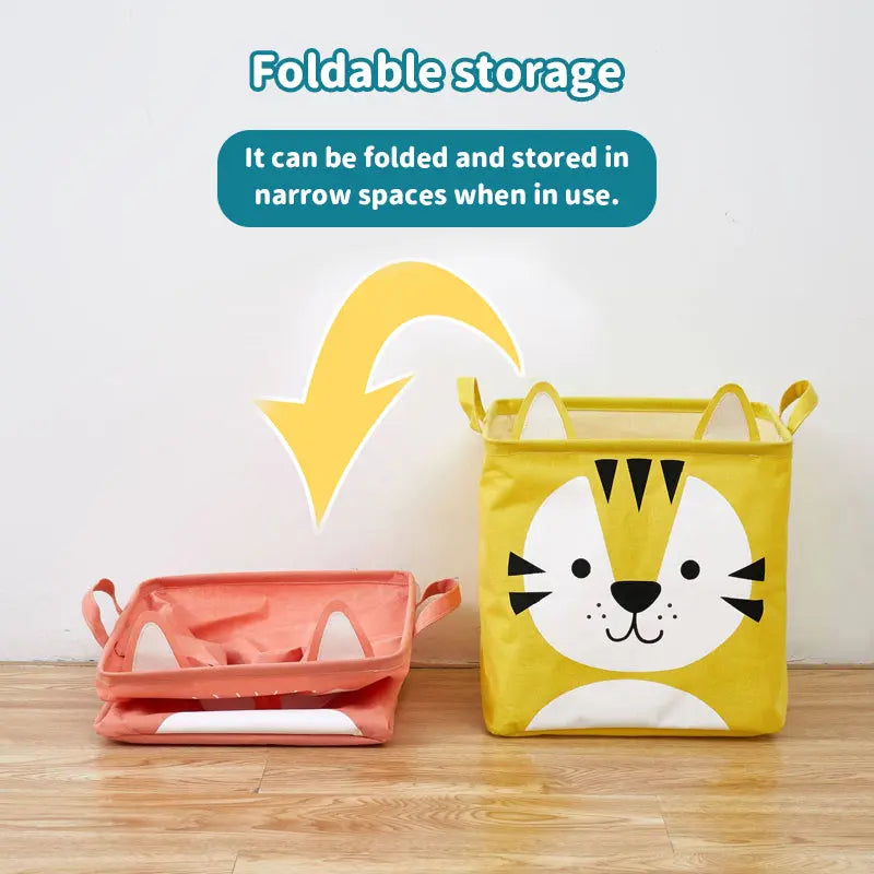 Fabric Storage Basket | Foldable Toy Bin & Laundry Hamper eprolo
