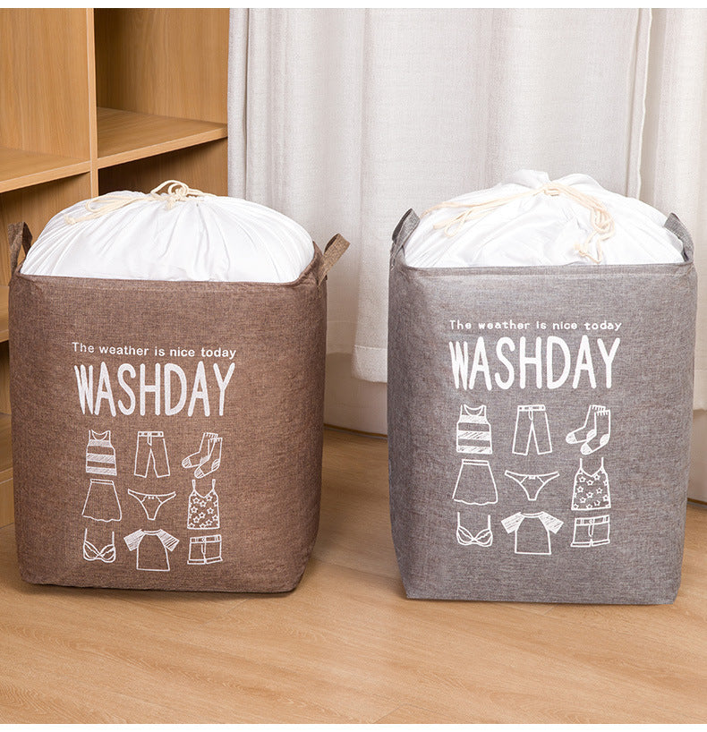 Clothes Storage Basket | Foldable Quilt Storage Organizer eprolo