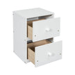 Twin Loft Bed White | Desk & 2 Drawer Storage Cabinet Bed eprolo