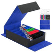 3800+ Capacity Card Storage Box. Includes 20 Dividers, 5 Supporters, Leather Magnetic Closure. Great for YuGiOh & MTG Cards. eprolo