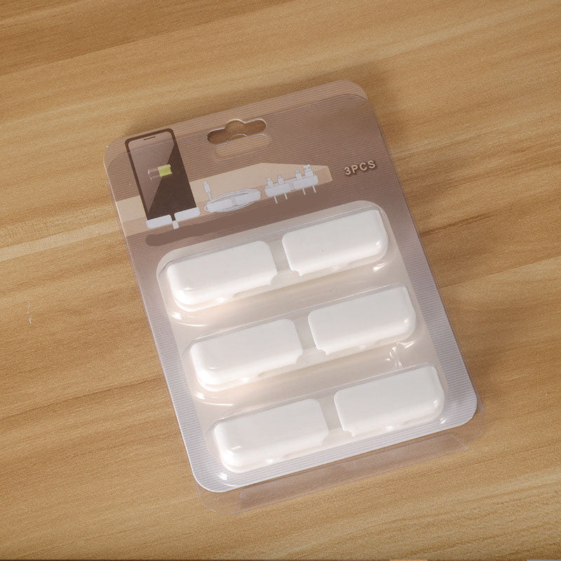 3 Cable Fixing Devices, Cable Management Devices Cable Cards Data Cable Clips Nail Free Storage Network Cable Routing Devices On The Wall eprolo