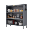 3 Tier Pantry Storage Cabinet Baker Racks for Kitchen with Storage Kitchen Pantry Storage Cabinet Microwave Rack Storage Rack eprolo