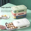 New Drawer Type Egg Storage Box Kitchen Stackable Loader Single Box With Cover Anti Drop Egg Holder eprolo