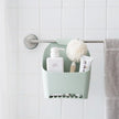 Stackable Bathroom Storage Box Drainable Free Punch Toilet Rack Toilet Towel Hanging Basket eprolo