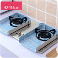 Kitchen Gas Stove Oil-Proof Pad Aluminum Foil Tin Foil 2 Pieces Of Gas Stove Insulation Pad Oil-Proof Paper Oil Baffle Pad eprolo