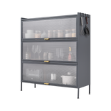 3 Tier Pantry Storage Cabinet Baker Racks for Kitchen with Storage Kitchen Pantry Storage Cabinet Microwave Rack Storage Rack