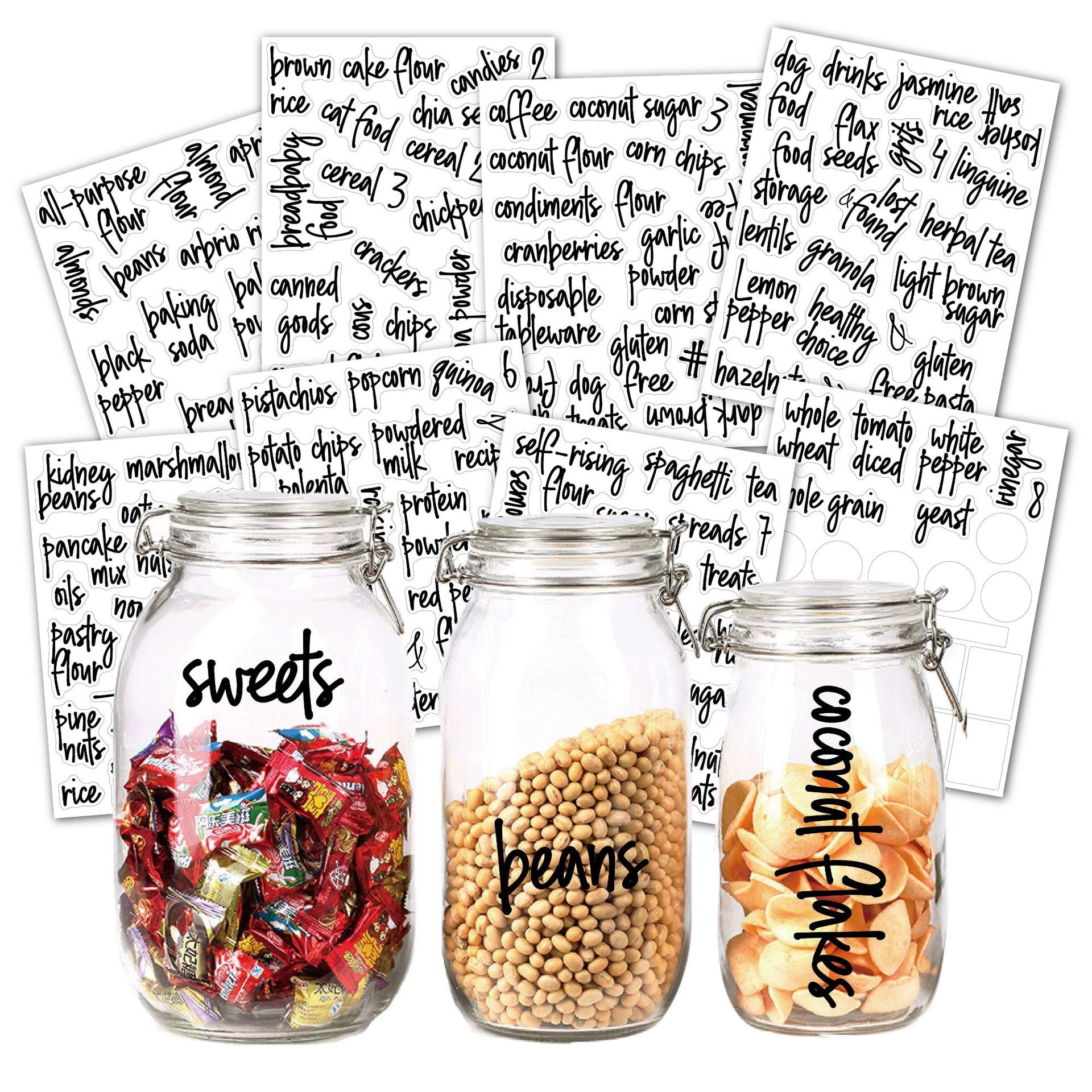 Oilproof Labels | Waterproof Pantry Storage Stickers eprolo