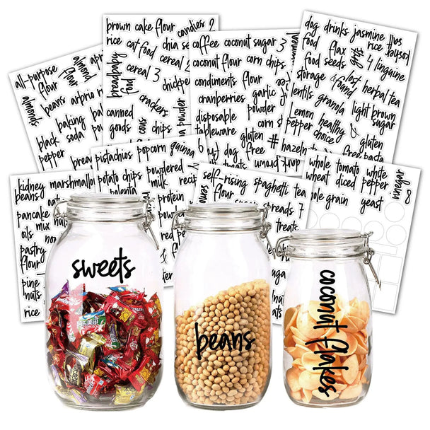 Oilproof Labels | Waterproof Pantry Storage Stickers eprolo