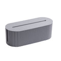 Cable management organizer box, an accessory for power strips and home - office power cables eprolo