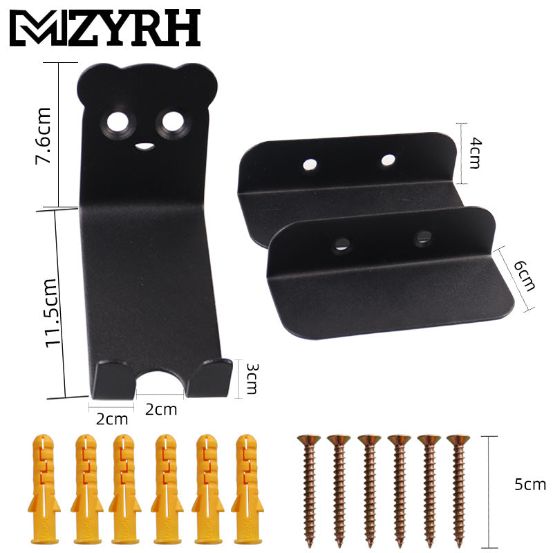 Bicycle Hanger Wall Hook Road Mountain Wall-Mounted Bicycle Wall-Mounted Parking Rack Storage Buckle eprolo