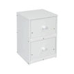 Twin Loft Bed White | Desk & 2 Drawer Storage Cabinet Bed eprolo