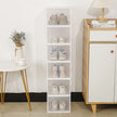 Hot Selling Foldable Shoe Storage Box, Stackable Shoe Cabinet, Dustproof Shoe Organizers Rack Shelf. eprolo