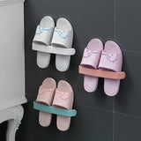 Bathroom Slippers Rack Wall-Mounted Wall-Mounted Toilet Shoe Storage Artifact Toilet Punch-Free Shoe Rack