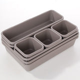 8pcs/set Adjustable Drawer Organizer Box Trays Make Up Cosmetics Sundries Divider Holder Kitchen Bathroom Closet Jewellery Box