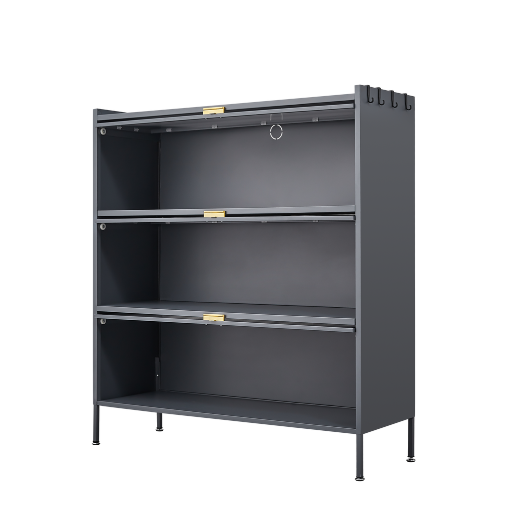 3 Tier Pantry Storage Cabinet Baker Racks for Kitchen with Storage Kitchen Pantry Storage Cabinet Microwave Rack Storage Rack eprolo