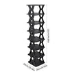 Stackable Plastic Shoe Rack, Vertical Dustproof Shoe Organizer, Sturdy Shoe Storage for Entryway eprolo