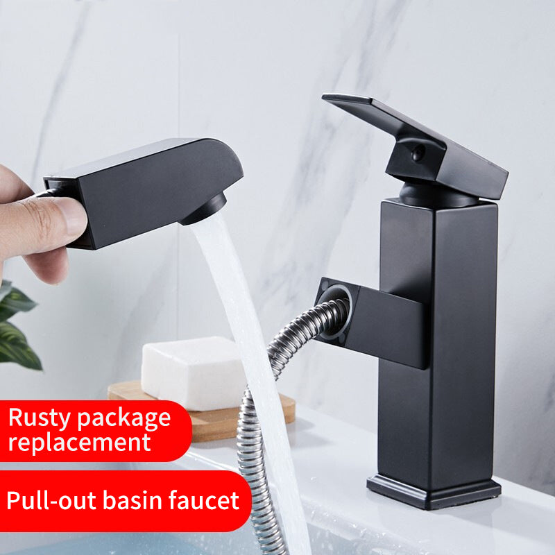 Kitchen Faucet Single Hole Pull Out Spout Kitchen Sink Mixer Tap Stream Sprayer Head eprolo