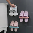 Bathroom Slippers Rack Wall-Mounted Wall-Mounted Toilet Shoe Storage Artifact Toilet Punch-Free Shoe Rack eprolo