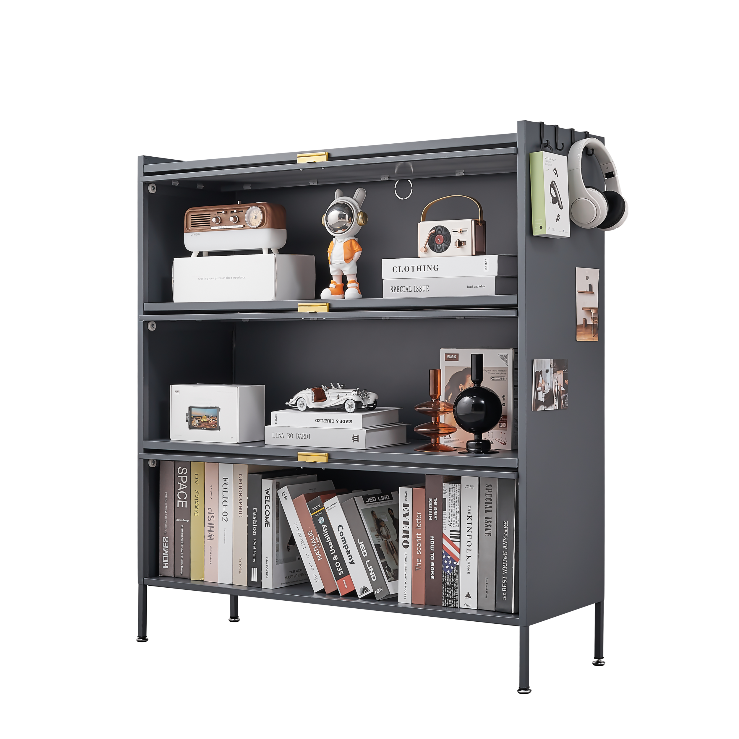 3 Tier Pantry Storage Cabinet Baker Racks for Kitchen with Storage Kitchen Pantry Storage Cabinet Microwave Rack Storage Rack eprolo